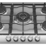 Parrilla De Empotre  Mabe 76 Cm Acero Inoxidable A Gas 5 Que Acero Inoxidable