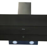 Campana Extractor Pared Cristal Negro Maxims Hc9120as 90cm Cristal Templado Negro