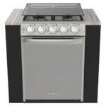 Estufa Empotrable Mabe Emc5046cai  4quemadores  Silver Gaslp