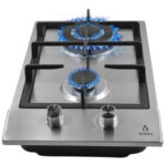 Parrilla Supra Domino Steel Agas Empotrable 32 Cm Acero Inox