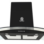 Campana Extractora Cc-90-black Dec. De Pared Acero Negro