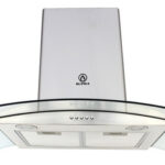 Campana Extractora Supra Acero Inox Pared 90 Cm Con Cristal