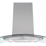 Campana Extractora De Cocina Para Isla 76 Cm Supra. Color Acero