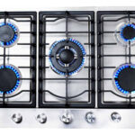 Parrilla Empotrable Gas Supra 76cm Cubierta Acero Inoxidable