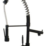 Monomando Para Fregadero  Axcent Federica Flexible Negro